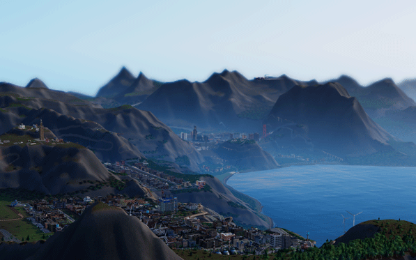Гранитовое озерцо в
 SimCity 2013